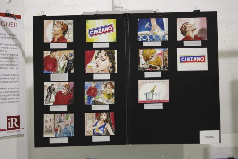 campagna pubblicitaria Cinzano – mostra curata da Fondazione Istituto Rizzoli