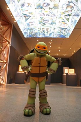 Tartaruga Ninja al Metropolitan Museum of New York