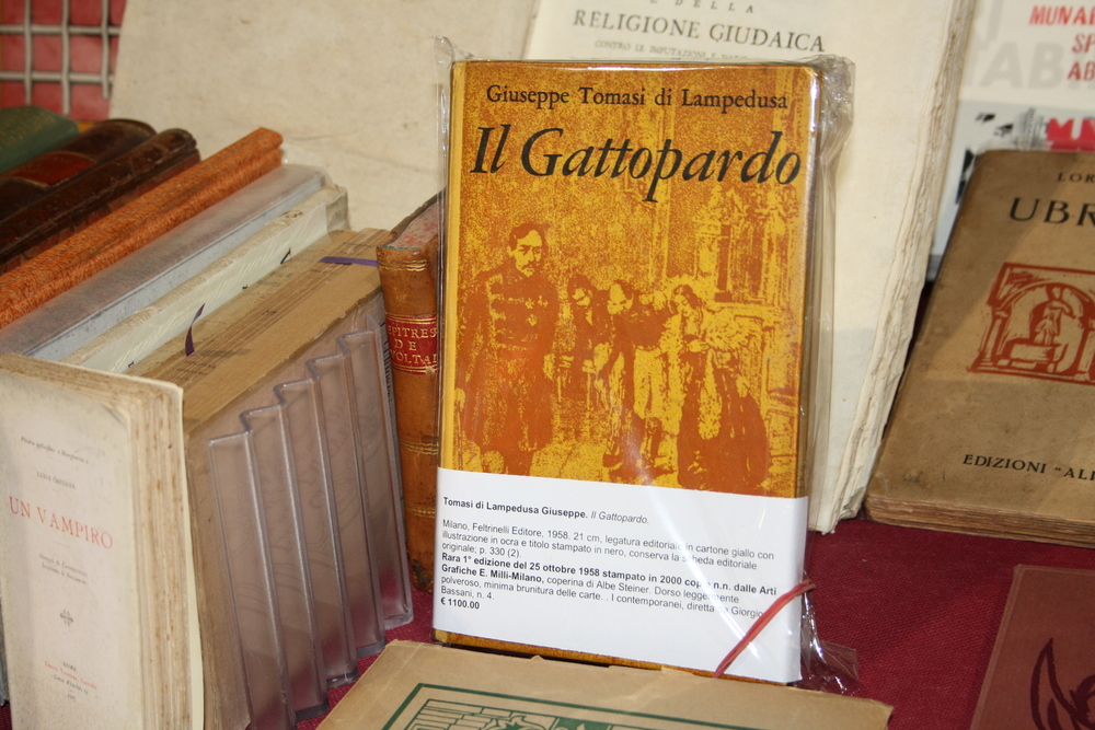 rara prima edizione de Il Gattopardo di Giuseppe Tomasi di Lampedusa (Feltrinelli, 1958)