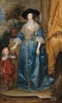 Sir Anthony van Dyck (Flemish, 1599 - 1641 ), Queen Henrietta Maria with Sir Jeffrey Hudson, 1633, oil on canvas, Samuel H. Kress Collection 1952.5.39