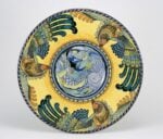 Achille Calzi, Piatto con Chimera, 1919, maiolica, collezione MIC Faenza