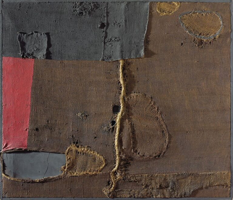 Alberto Burri, Sacco, 1953. Courtesy Christie’s