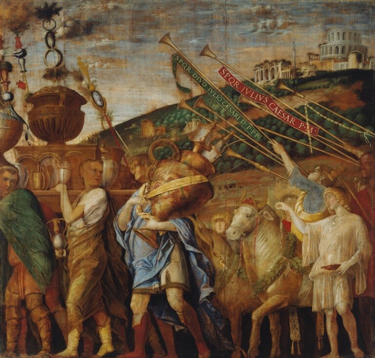 Andrea Mantegna (1430?1506), The Triumph of Caesar The Vase Bearers, c. 1485?1506, Royal Collection Trust � Her Majesty Queen Elizabeth II 2018 (1200x1146)