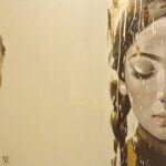 ArtBlue Studio_Phuong Quoc Tri_A Glance, Ying_2017_Oil on Canvas, Aprilgallery Andrius Miezis hello, Affordable Art Fair 2018 Milano