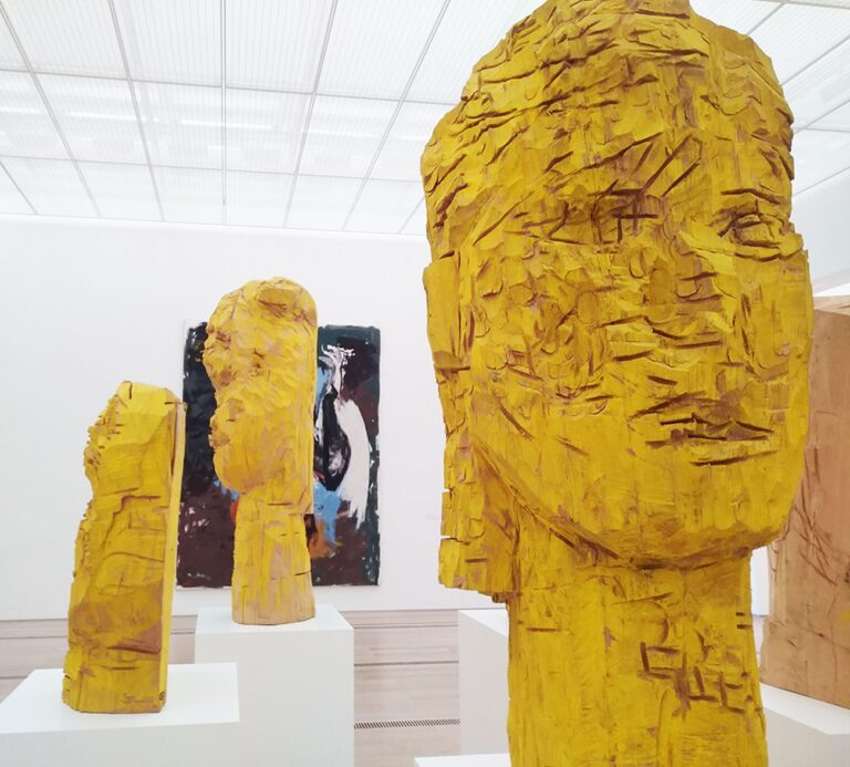 Baselitz. Exhibition view at Fondation Beyeler, Riehen 2018. Photo Daniele Perra