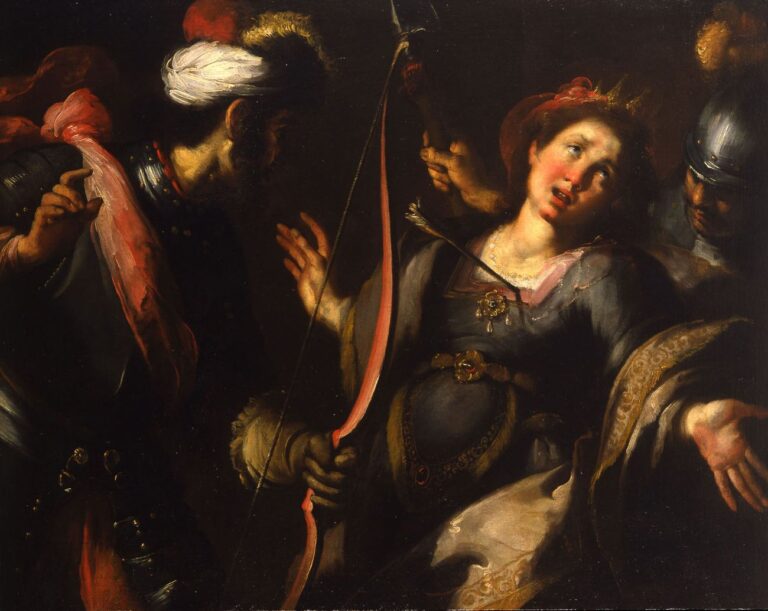 Bernardo Strozzi, Martirio di sant’Orsola, 1615-18. Collezione privata. Courtesy Robilant+Voena