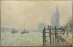 Claude Monet, The Thames below Westminster (La Tamise et le Parlement), about 1871© The National Gallery, London