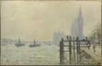 Claude Monet, The Thames below Westminster (La Tamise et le Parlement), about 1871© The National Gallery, London