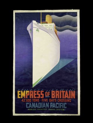 Empress-of-Britain-colour-lithograph-poster-for-Canadian-Pacific-Railways-J.R.-Tooby-London-1920-–-31-©-Victoria-and-Albert-Museum-London