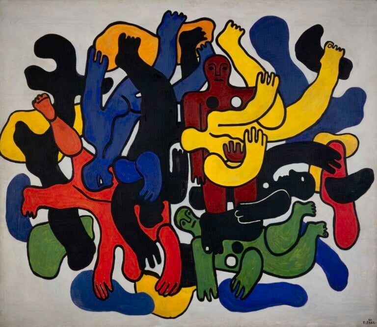Fernand Léger, Les grands plongeurs noirs, 1944 © Centre Pompidou, MNAM CCIJacques FaujourDist. RMN GP © Adagp, Paris 2017