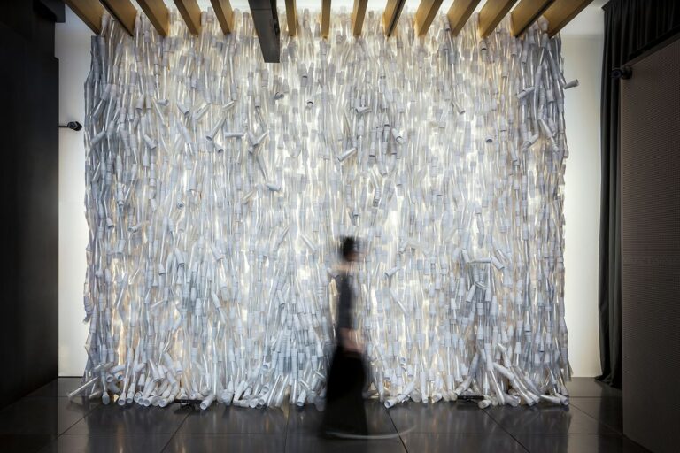 Francesca Pasquali, Glasswall, 2015 16. Installation view at C.U.BO Centro Unipol Bologna, 2016. Courtesy l’artista. Photo Marco Mioli