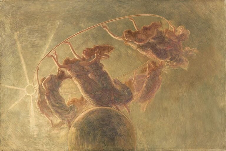 Gaetano Previati, La danza delle Ore, 1899 ca. Milano, Fondazione Cariplo