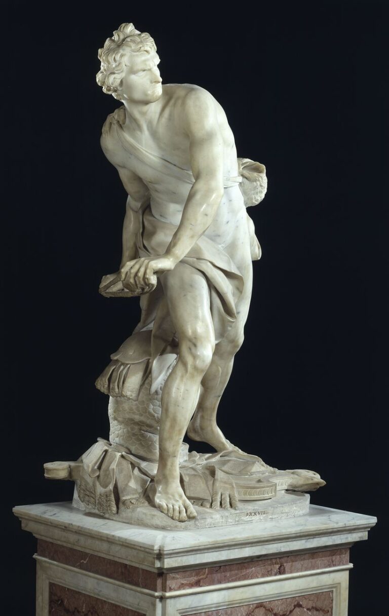 Gian Lorenzo Bernini, David, 1623-24. Galleria Borghese, Roma (c) Ministero dei Beni e delle Attività Culturali e del Turismo - Galleria Borghese