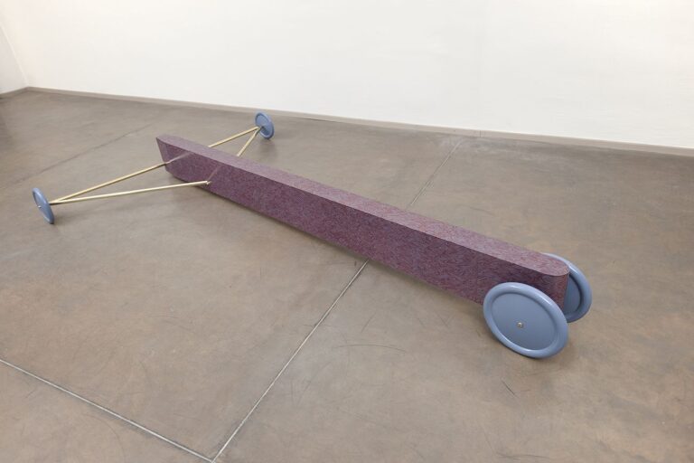 Gianni Piacentino, Marbled (Blu Amaranth) vehicle, 1969-70