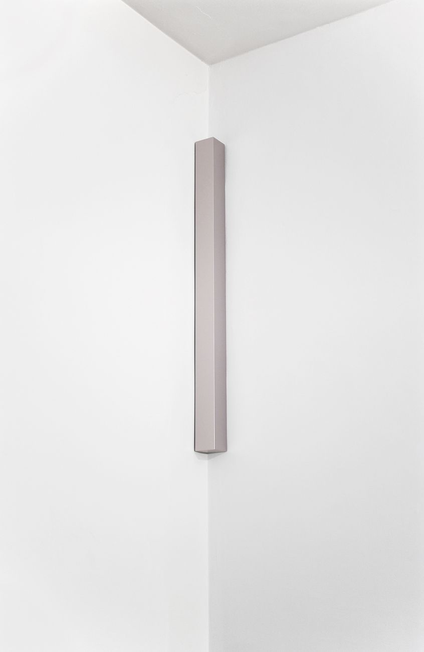 Gianni Piacentino, Pink Gray small Pole IV, 1966