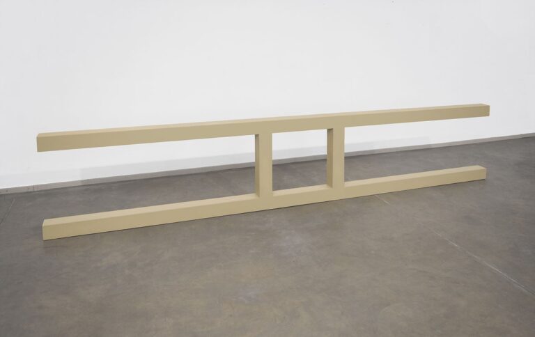 Gianni Piacentino, Yellow Ochre Fence Object, 1967-68