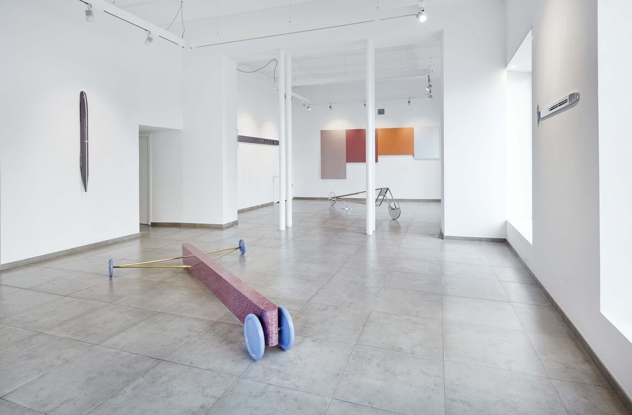 Gianni Piacentino. Works 1966-2017. Exhibition view at Galleria Mucciaccia, Roma 2017