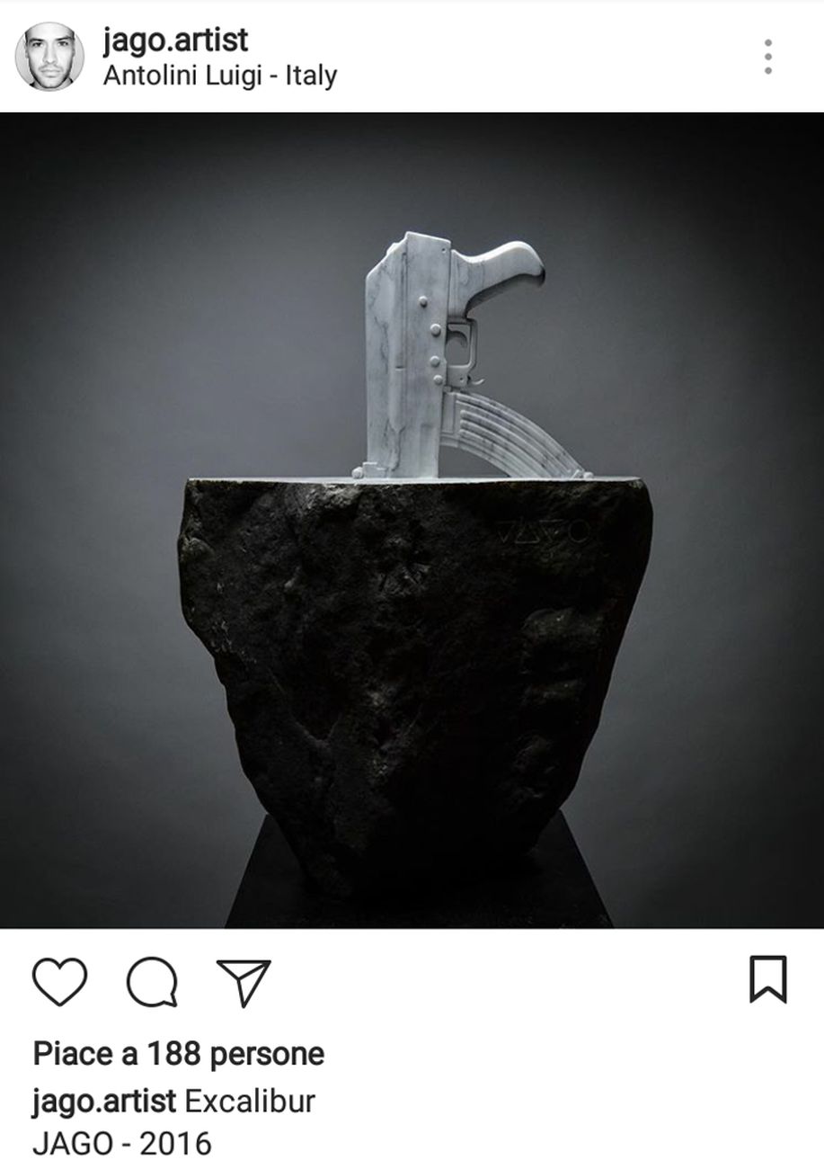 Jago su Instagram - Excalibur