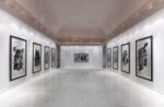 Jannis Kounellis, Senza titolo, 2014 carborundum. Installation view at Istituto centrale per la grafica Palazzo Poli, Roma 2017. Photo Stefano Tubaro