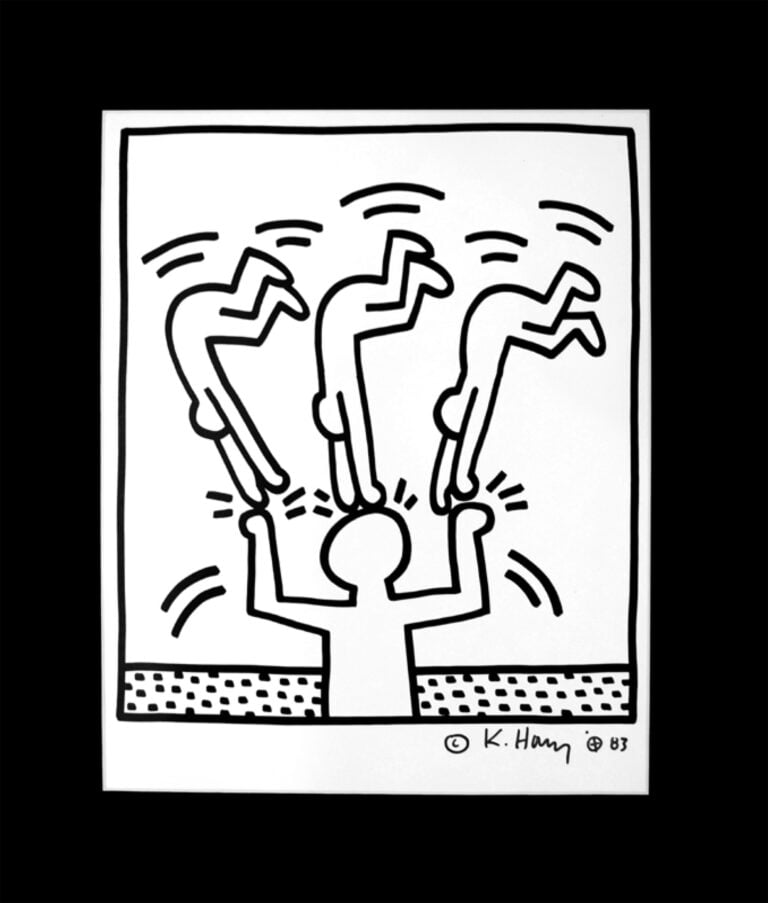 KEITH Haring, Untitled 1983, Litografia