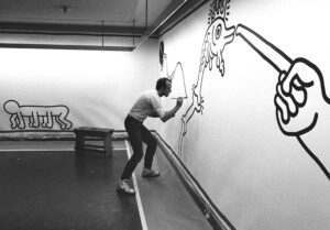 Keith Haring in televisione nel 1984. Il video della trasmissione RAI