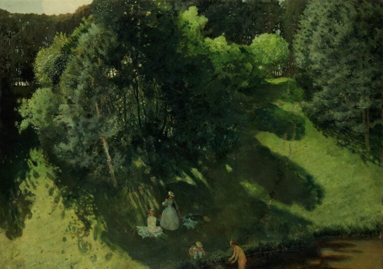 Konstantin Somov, Bagnanti, 1889