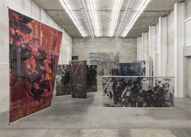 Leon Golub. Exhibition view at Fondazione Prada, Milano 2017