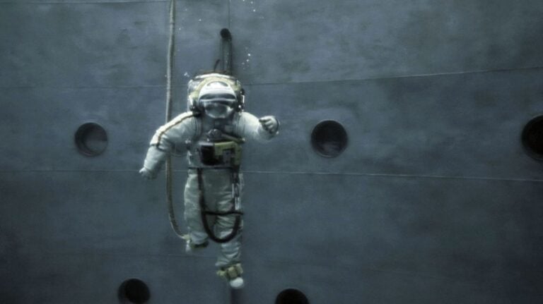 Michael Najjar, Spacewalk, 2013. Still da video. Courtesy the artist