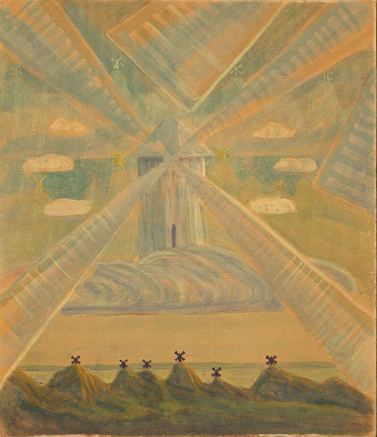 Mikalojus Konstantinas Čiurlionis, Sonata II (Sonata della Primavera). Andante, 1907. Museo Nazionale d’Arte M.K. Čiurlionis, Kaunas