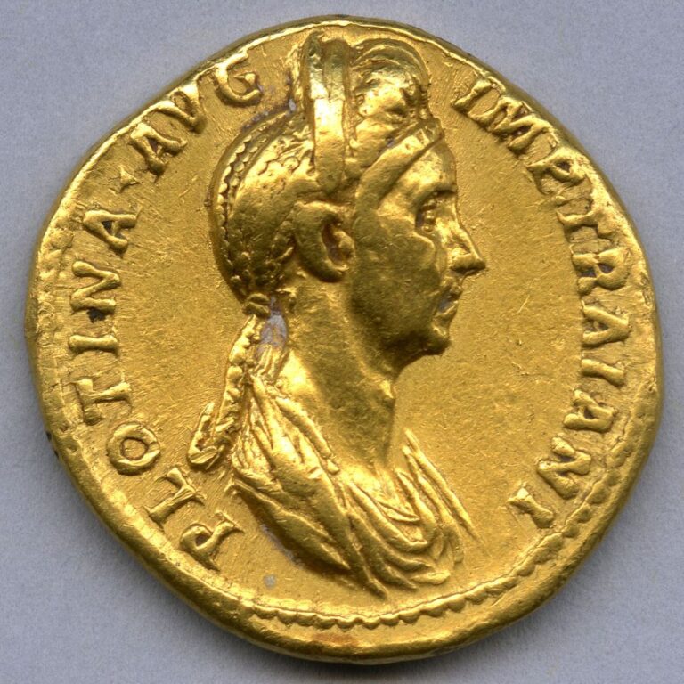 Moneta con ritratto di Plotina. © Roma, Museo Nazionale Romano – Archivio Fotografico del Museo Nazionale Romano