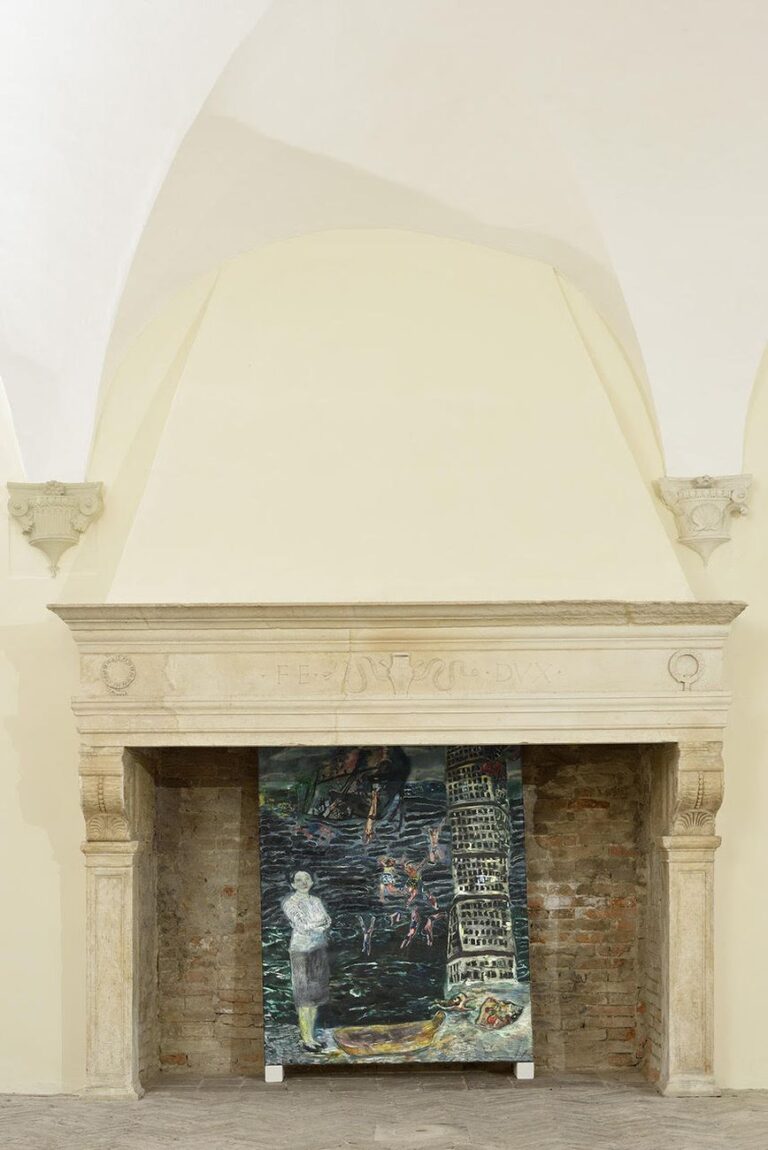 Paola Angelini. La conquista dello spazio. Installation view at Spazio K, Palazzo Ducale, Urbino 2017