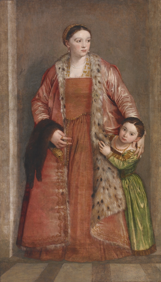 Portrait of Countess Livia da Porto Thiene and her Daughter Deid