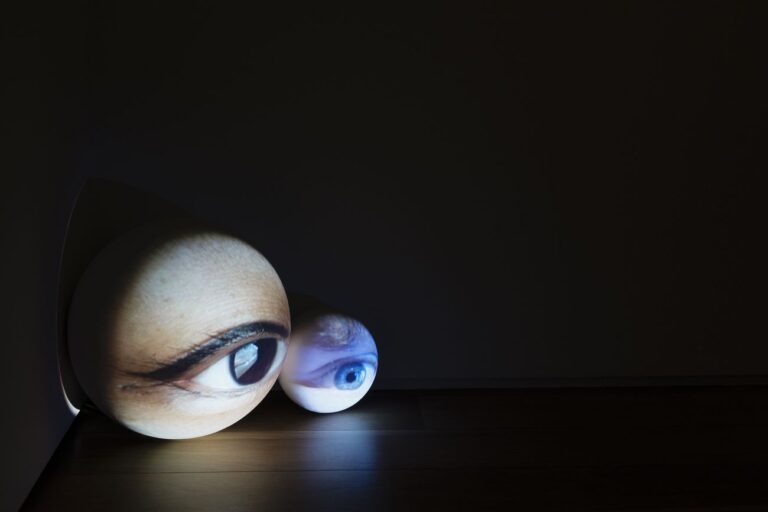 Paranormal. Tony Oursler vs Gustavo Rol. Installation view at Pinacoteca Agnelli, Torino 2017