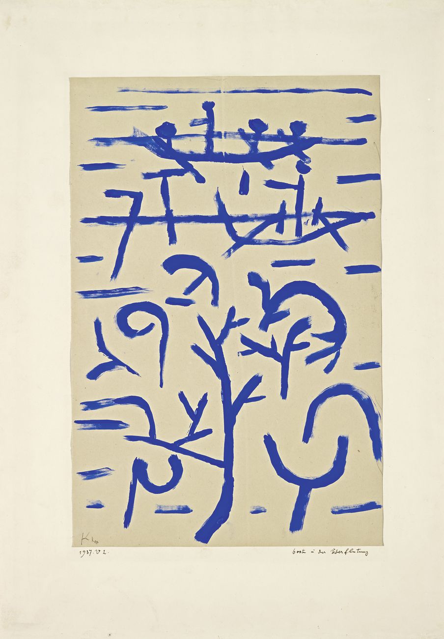 Paul Klee, Boote in der Überflutung, 1937. Fondation Beyeler, Riehen. Photo Robert Bayer