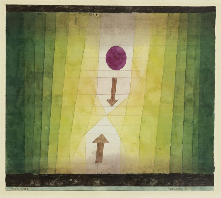 Paul Klee, Vor dem Blitz, 1923. Fondation Beyeler, Riehen. Photo Peter Schibli