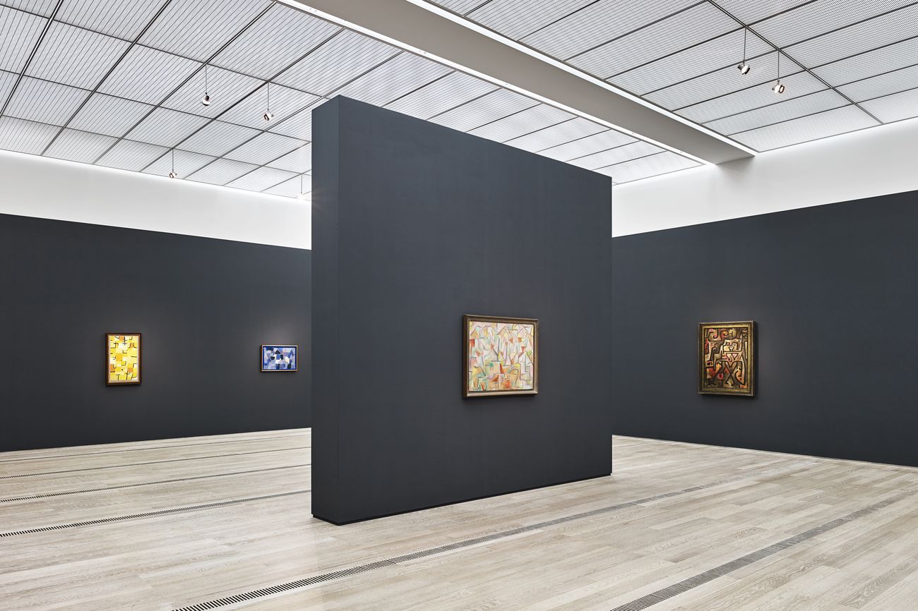 Paul Klee. La dimensione astratta. Exhibition view at Fondation Beyeler, Riehen 2017