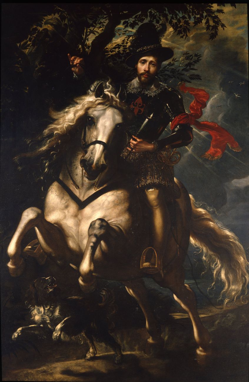 Peter Paul Rubens, Giovan Carlo Doria a cavallo, 1606. Genova, Galleria Nazionale della Liguria a Palazzo Spinola
