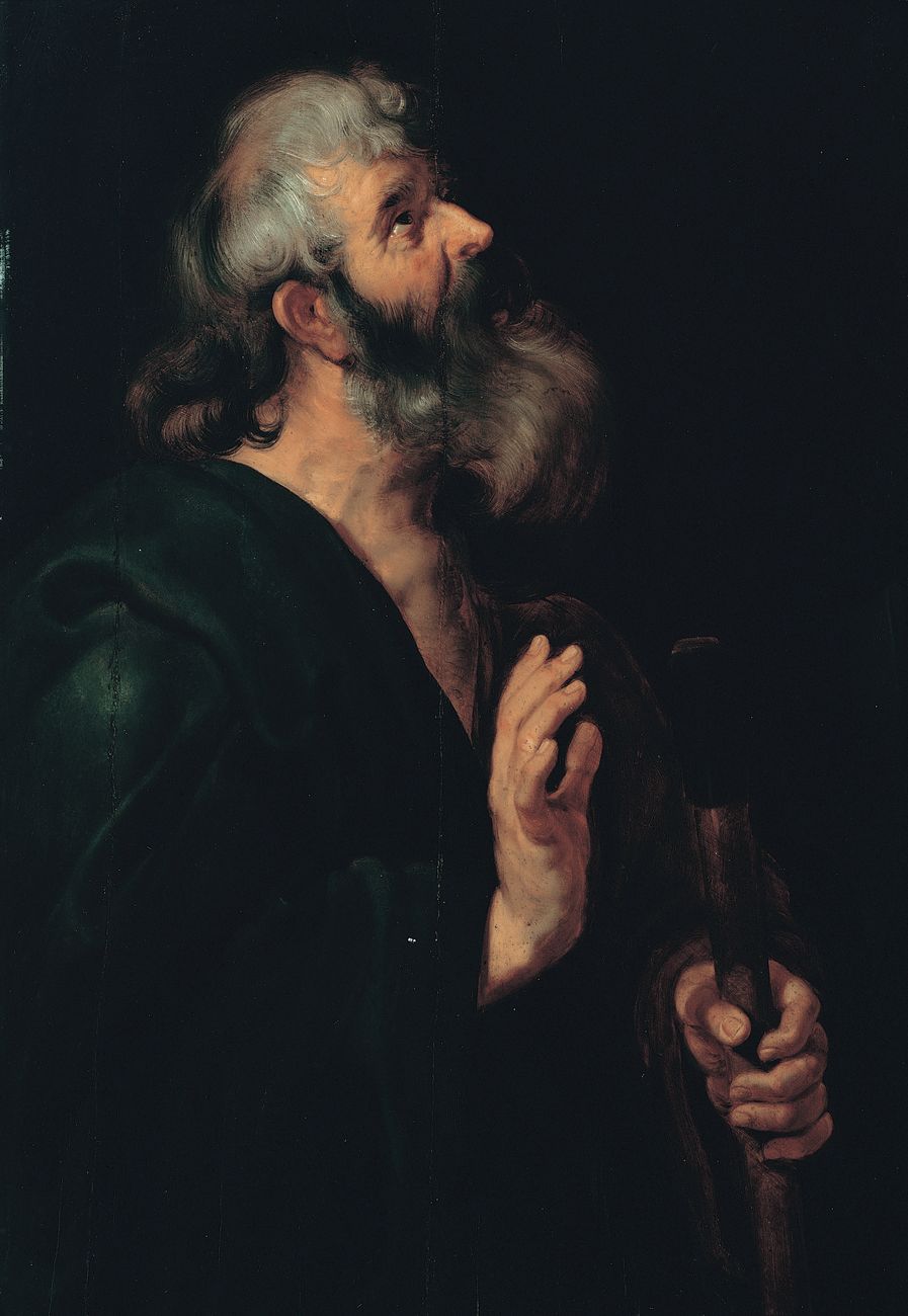 Peter Paul Rubens (e bottega), San Mattia, 1613-20. Roma, Galleria Pallavicini