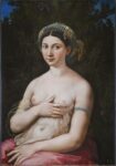 Raffaello, Ritratto di donna nei panni di Venere (“Fornarina”), 1519-20 ca., olio su tavola. Roma, Gallerie Nazionali d'Arte Antica di Roma, Barberini. Photo Gallerie Nazionali di Arte Antica, Roma (MIBACT) - Biblioteca Hertziana, Istituto Max Planck per la storia dell’arte - Enrico Fontolan