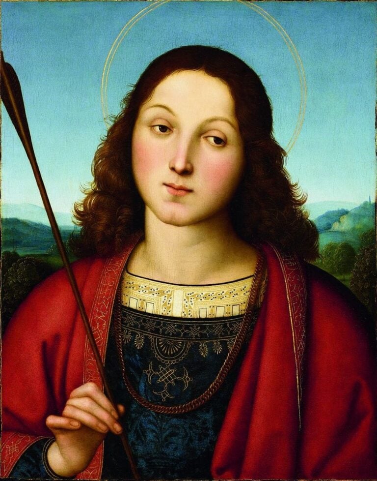 Raffaello, San Sebastiano, 1502-03 ca. Accademia Carrara, Bergamo. Credits Fondazione Accademia Carrara, Bergamo