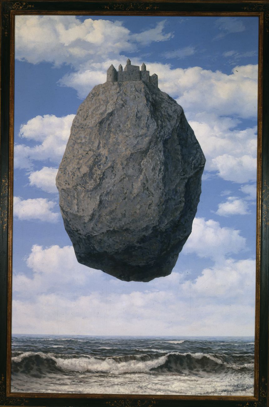 Renè Magritte, Le Chateau de Pyrenees, 1959. The Israel Museum, Gerusalemme. Photo © The Israel Museum, Jerusalem by Moshe Caine © René Magritte by SIAE 2017