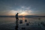 Roberto Ghezzi. Installazione ambientale sul Lago Trasimeno, Perugia