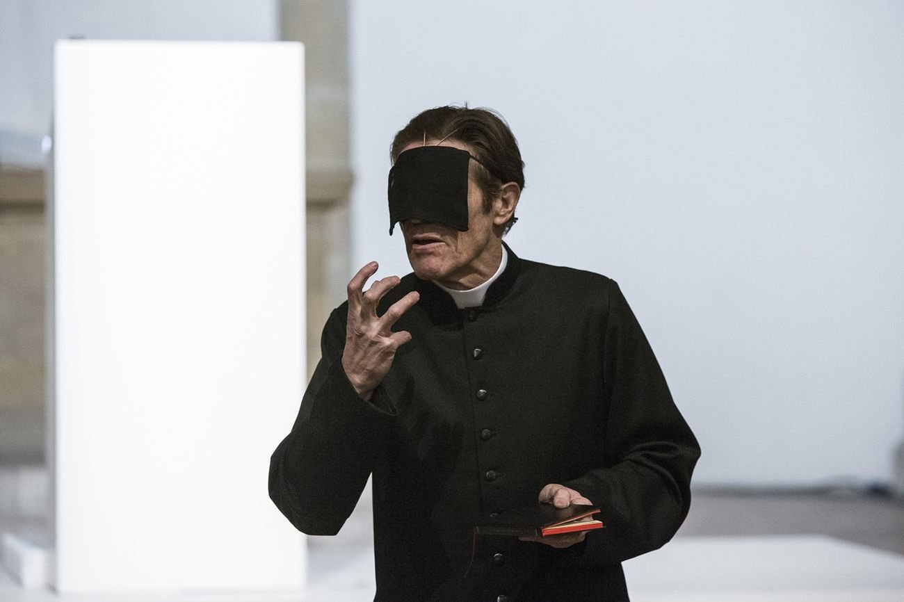 Romeo Castellucci, The minister's black veil. Photo Salvatore Pastore