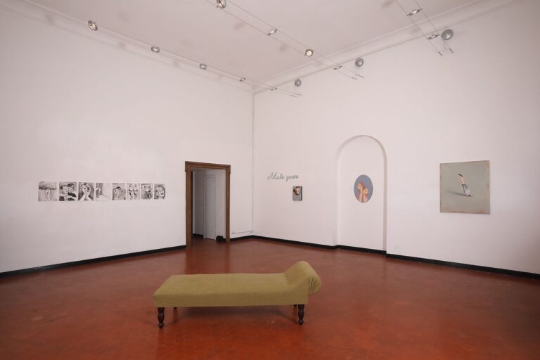 Romina Bassu. Male Gaze. Installation view at Studio Sales, Roma 2017