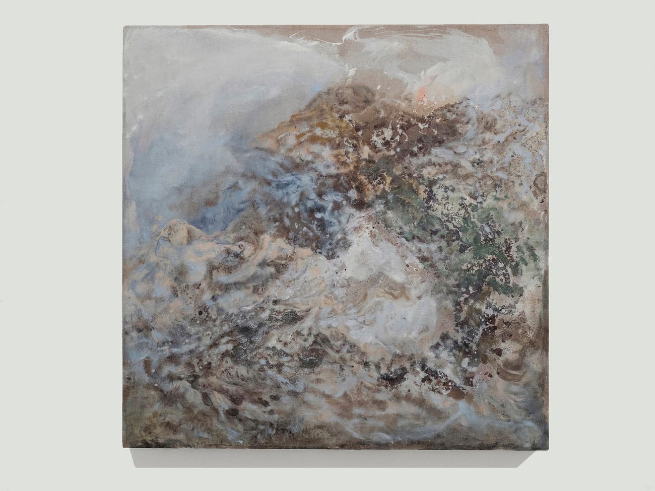Sabrina Casadei, Cosmos #1, 2017, tecnica mista su tela, 65 x 65 cm