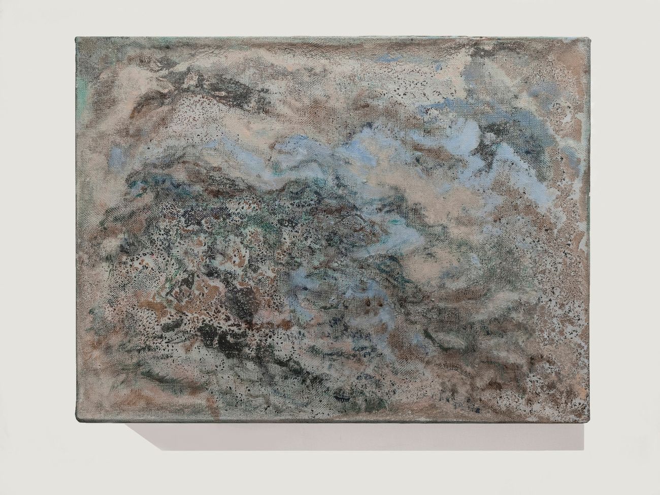 Sabrina Casadei, Terre emerse #3, 2017, tecnica mista su tela, 30 x 40 cm