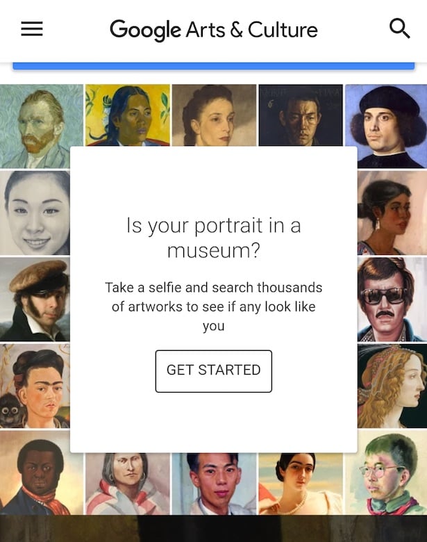 google selfie painting app