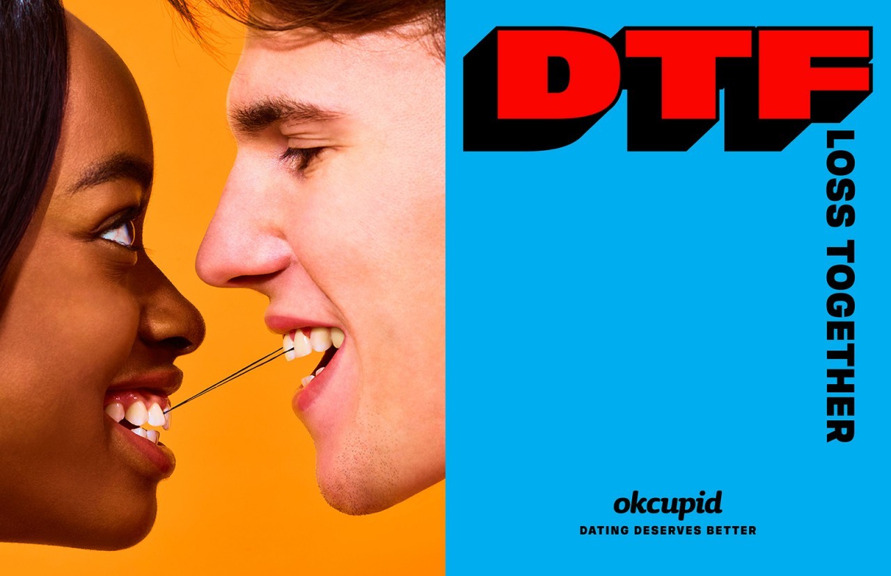 La campagna per OkCupid di Cattelan e Ferrari