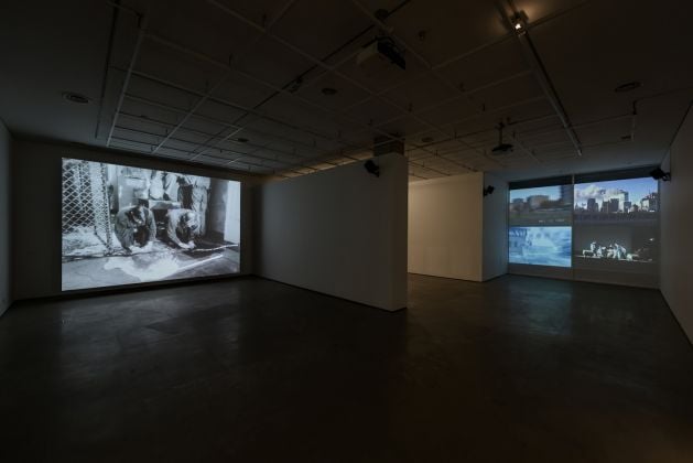Jonas Mekas, The Brig 1964, Destruction Quartet 4, channel video installation 2006, Again, Again It All Comes Back to Me in Brief Glimpses