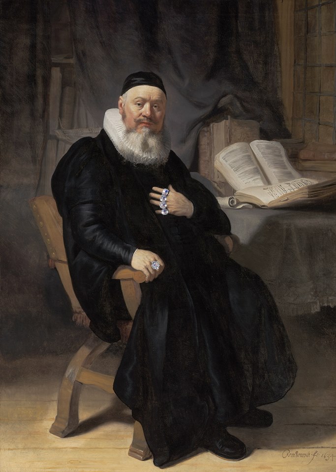 Reverend Johannes Elison, 1634, Rembrandt van Rijn